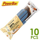 PowerBar パワーバー 30%プロテインプラス バニラキャラメルクリスプ 10本 【プロテインバー まとめ買い登山 マラソン ランニング トレイルランニング トライアスロン 行動食 補給食 エネルギーバー】