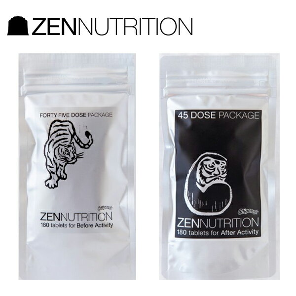 ZEN NUTRITION ゼンニュートリション トラ(Befor)&ダルマ(After) 180粒セット 