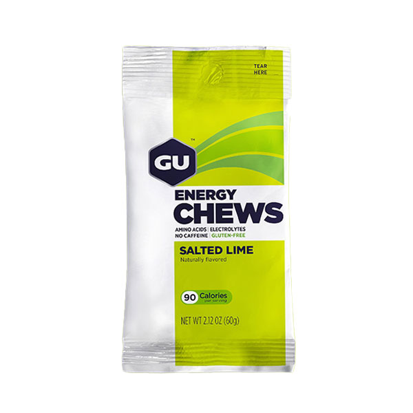 GU Energy グーエナジー ENERGY CHEWS エナジーチュー ソルティッドライム 1本 【登山 マラソン ランニ..