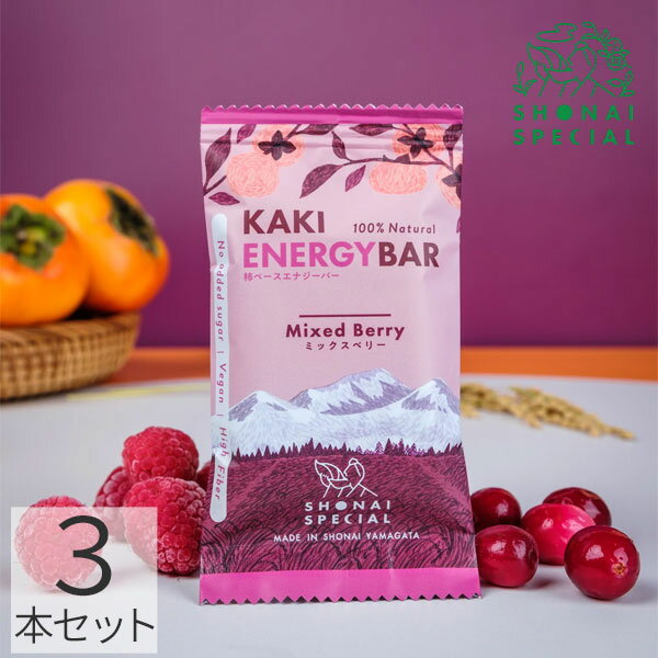 Shonai Special(VEiCXyV) KAKI ENERGY BAR(`x[XGiW[o[) ~bNXx[ 3{ yoR }\ jO gCjO gCAX sH ⋋H Oet[ r[Kz