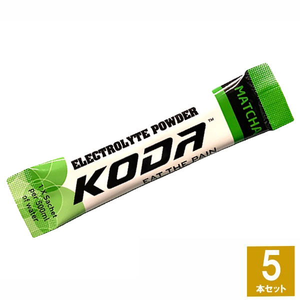 KODA コーダ ELECTROLYTE POWDER(エレクトロライトパウダー) 抹茶 5本 