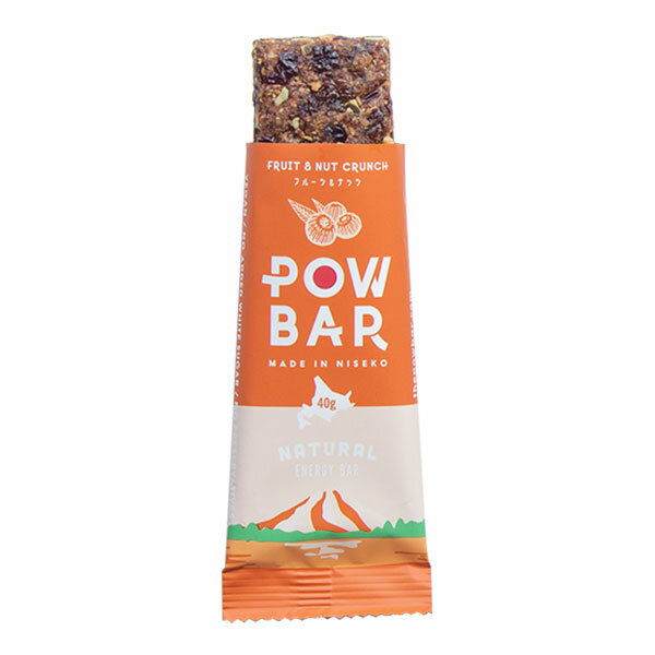 楽天外遊びの専門店CamCom（カムカム）POW BAR パウバー フルーツ＆ナッツ 【トレイルランニング トレラン ランニング 補給食 ビーガン オーガニック エナジーバー 砂糖不使用 マラソン】