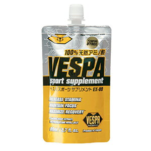 VESPA (ベスパ) EX-80 1本 【トレイルランニング トレラン ランニング 補給食 はちみつ クエン酸 エナジージェル マラソン ベスパスポーツ】