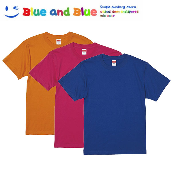 BLUE AND BLUE ブルーアンドブルー ユニセックス(メンズ・レディース) Tシャツ 半袖 トップス 大きいサイズ ゆったり おしゃれ かわいい 夏服 ...