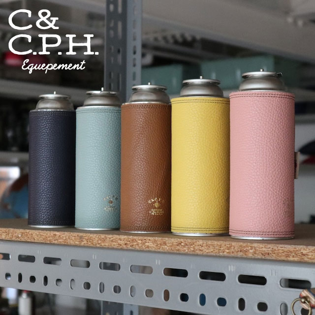 C&C.P.H.EQUIPEMENT LEATHER CB缶 COVER/レザーカバー CEV2041 カセットガスボンベに装着するだけで簡単にドレスアップ カ...