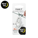 NITE IZE ナイトアイズ FIGURE9 フィギュア9 S NI00697 カラビナ付き ロープ 固定 テント設営 タープ NITEIZE 結束 道具 荷...