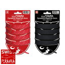 PIRANHA ピラニア Dyneema RopeFish ダイニーマ ロープフィッシュ 2mm レッド/ブラック 高強度コード テント タープ 耐久性 頑丈 転倒防止 登山 ハイキング ULハイク ソロキャンプ ブッシュクラフト キャンプ用品 アウトドアギア