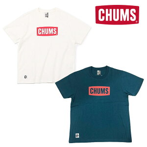 CHUMS(チャムス) Logo T-Shirt ロゴTシャツ 2022ss 新作 【メンズ レディース 半袖 無地 白 ブランド スポーツ アウトドア ランニング おしゃれ かわいい 人気 夏服 スポーツウェア お揃い ペアルック 服】