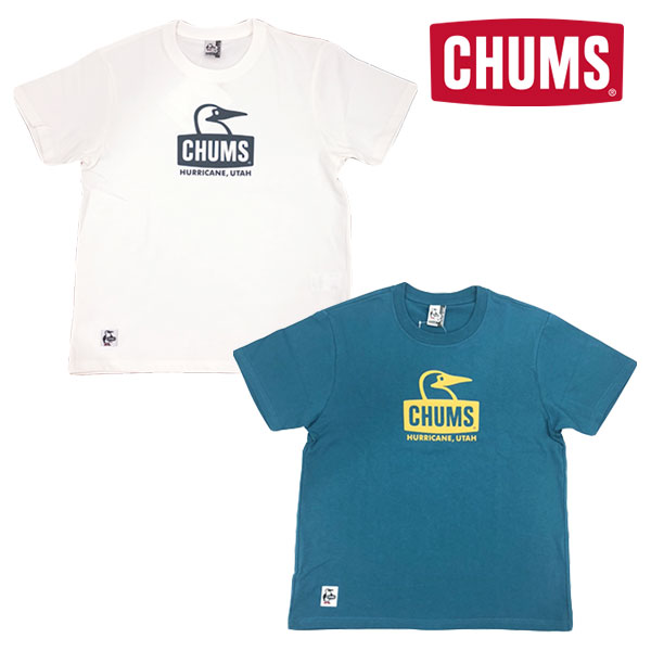 CHUMS(チャムス) Booby Face T-Shirt ブービーフェイスTシャツ 2022ss 新作 【メンズ レディース 半袖 無地 白 ブランド スポーツ アウトドア ランニング おしゃれ かわいい 人気 夏服 スポーツウェア お揃い ペアルック 服】