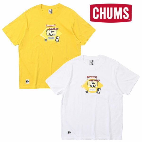 チャムス Tシャツ レディース CHUMS チャムス CHUMS Lemonade T-Shirt チャムスレモネードTシャツ メンズ・レディース お返し おしゃれ Tシャツ 半袖Tシャツ 半袖 トップス カットソー プルオーバー 無地 白 ブランド アウトドア キャンプ フェス おしゃれ かわいい 人気 夏服 お揃い ペアルック コットン