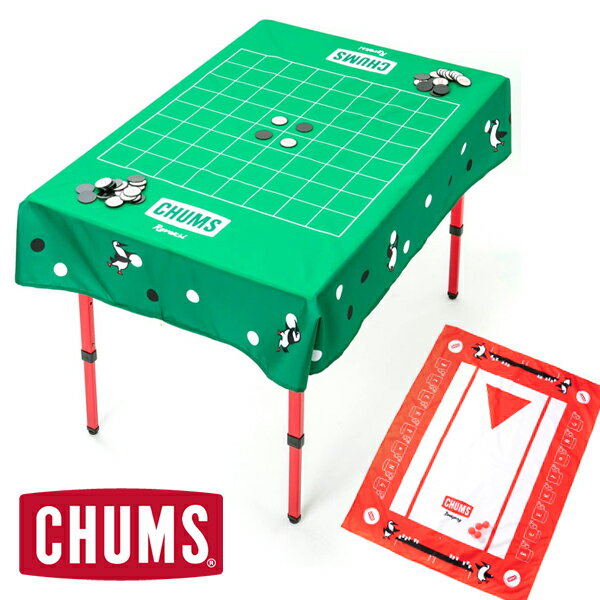 CHUMS チャムス パーティーテーブルクロス Reversi/Beer Pong キャンプ アウトドア インテリア オセロ ゲーム ファミリー かわいい おしゃれ おうち時間 雑貨