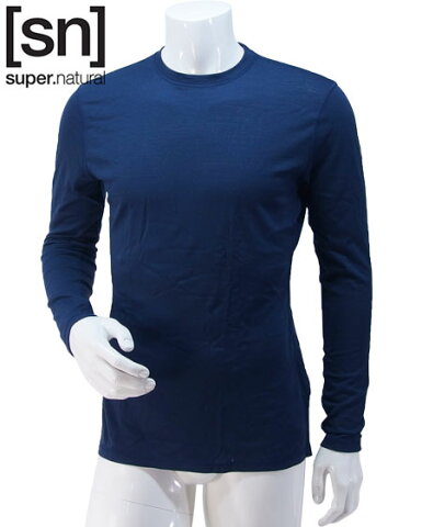 【sn】super.natural スーパーナチュラル メンズ M BASE LS 140 / 長袖Tシャツ M00092-196