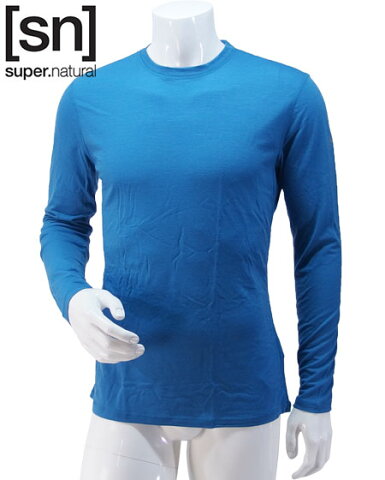 【sn】super.natural スーパーナチュラル メンズ M BASE LS 140 / 長袖Tシャツ M00092-210