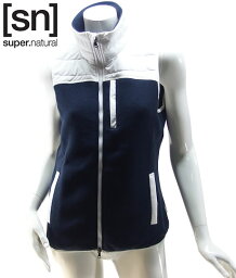 【sn】super.natural スーパーナチュラル レディース W COMBUSTION CLOUD GILET / ジレ(ベスト) W005544-609