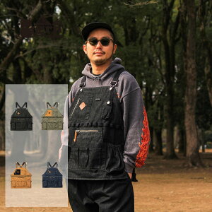 プレゼントキャンペーン実施中♪grn ジーアールエヌ HIASOBI CAMPER VEST メンズ・レディース 焚き火 ウェア エプロン ベスト GO0218Q たき火 焚火 火遊び 難燃 ミリタリーベスト 前掛け ブランド BBQ 登山 ソロキャンプ ブッシュクラフト キャンプ用品 アウトドア用品