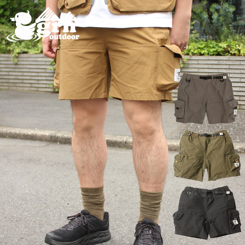 grn outdoor ジーアールエヌ アウトドア TEBURA SHORTS GO0329Q メンズ 手ぶら ショートパンツ ショーツ 短パン カーゴパンツ ボトムス 大きいサイズ おしゃれ かわいい ブランド アメカジ キ…