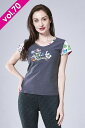 MIKANO ミカノ MIKALANCE ミカランセ バックデザインベーシックTシャツ V70 70708 フィットネス ウェア ズンバウェア zumbaウェア...