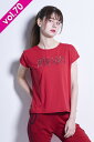 MIKANO ミカノ MIKALANCE ミカランセ エアリーTシャツ(メタリックロゴ付) V70 70711 フィットネス ウェア ズンバウェア zumbaウ...
