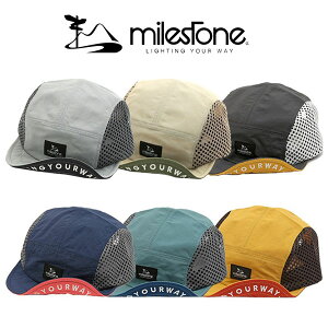 milestone(マイルストーン) original cap MSC-010 メンズ・レディース メッシュキャップ 【トレイルランニング ランニング アウトドア 登山 ハイキング 男性 女性 トレラン キャップ 帽子】