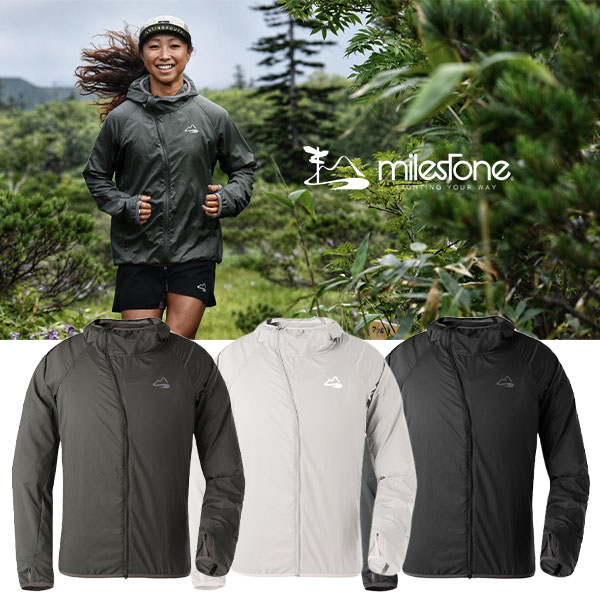 milestone(マイルストーン) Onion Hoody オニオン フーディー 【トレイルランニング ランニング アウトドア 登山 ハイキング 男性 女性 トレラン ジョギング キャンプ ウェア アウター ジャケット】