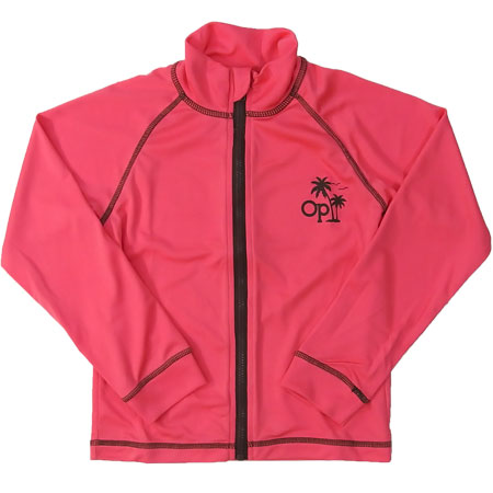 OP(OCEAN PACIFIC) オーシャンパシフィック 子供 キッズ 男の子 女の子 ラッシュガード ジャケット 長袖ルーズ 569430(568430)(567430) 水着 大きいサイズ 夏用 紫外線対策 UVカット 日焼け防止 海水浴 水泳 かわいい 学校 体育 プール スイミング アウトドア SALE セール