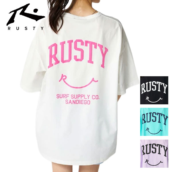 RUSTY ラスティ レディース TT UV 半袖Tシャツ 926457 水着 大きいサイズ 夏用 海水浴 水泳 紫外線対策 UVカット 日…