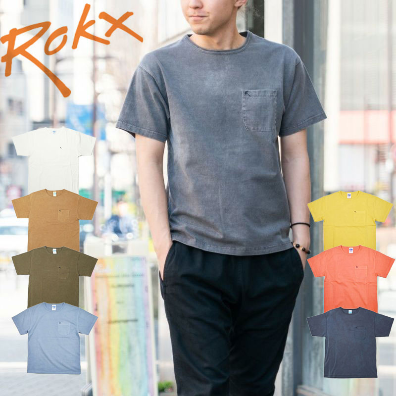 ROKX ロックス メンズ MG POCKET TEE エムジーポケットTシャツ RXMS204063 半袖 カットソー 登山 キャンプ用品 ソロキャンプ アウトドアファッション カジュアルウェア アメカジ ブランド おし…