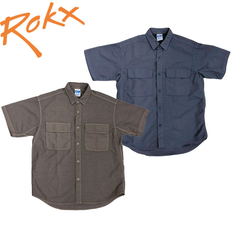 ROKX ロックス メンズ QD SHIRT シャツ RXMS224001 メンズ 半袖シャツ 登山 キャンプ用品 ソロキャンプ アウトドアファッション カジュアルシャツ アメカジ ブランド おしゃれ 山登り ハイキング クライミング ボルダリング BBQ ブッシュクラフト プレゼント ギフト