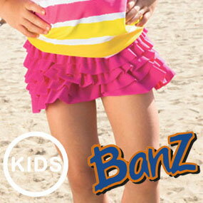 Banz バンズ キッズ(女の子用) ラッシュスカート ショート