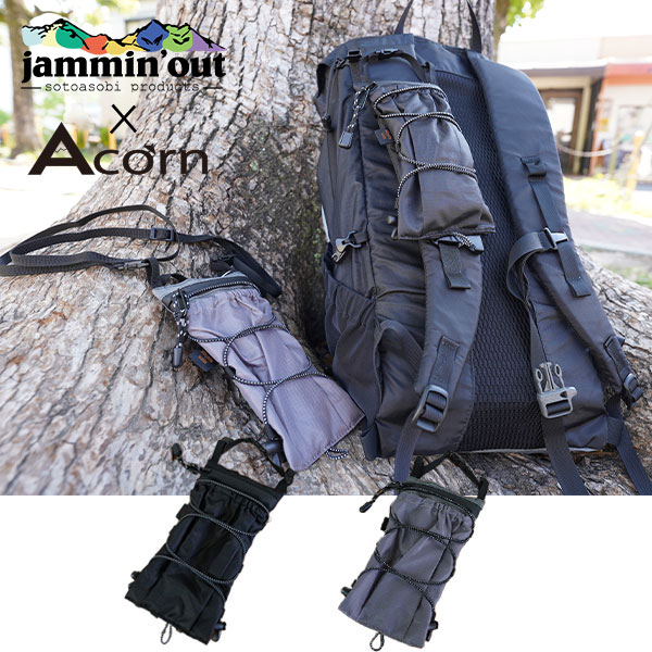 jammin 039 out×Acorn(ジャミンアウト×エーコーン) Trail Mobile Pod ザック バックパック リュック用ポーチ アクセサリーポーチ 携帯用 パーツ デイパック トレイルランニング トレラン 登山 ハイキング キャンプ アウトドア メンズ レディース 男性 女性 23ss