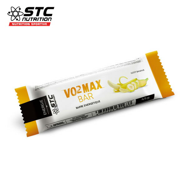 STC NUTRITION VO2 MAX BAR バナナ味 パフォーマンス維持、その後のリカバリー トレイルランニング 補給食、行動食、エネルギー補給