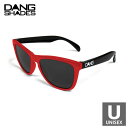 DANG SHADES(ダン・シェイディーズ) ORIGINAL ORIGINAL Red / Black Gloss × Black メンズ・レディース スポーツサングラス 【トレイルランニング ジョギング アウトドア メガネ 眼鏡 おしゃれ】