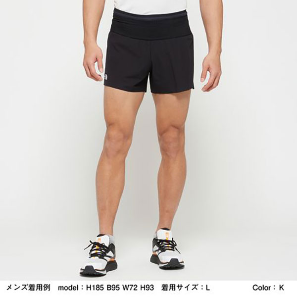 ノースフェイス THE NORTH FACE Flyweight Speed Very Short(フライウェイトスピードベリーショーツ) メンズ インナーパンツ付きショートパンツ 【トレイルランニング トレラン ランパン ジョギング マラソン ランニング 短パン 男性 アウトドア】 NB42170K