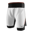 DYNAFIT ディナフィット メンズ ショートパンツ DNA 2in1 Split Shorts Men Nimbus 【トレイルランニング トレイルラン トレラン ジョギング マラソン アウトドア ウォーキング ハイキング ウェア】 71438-521