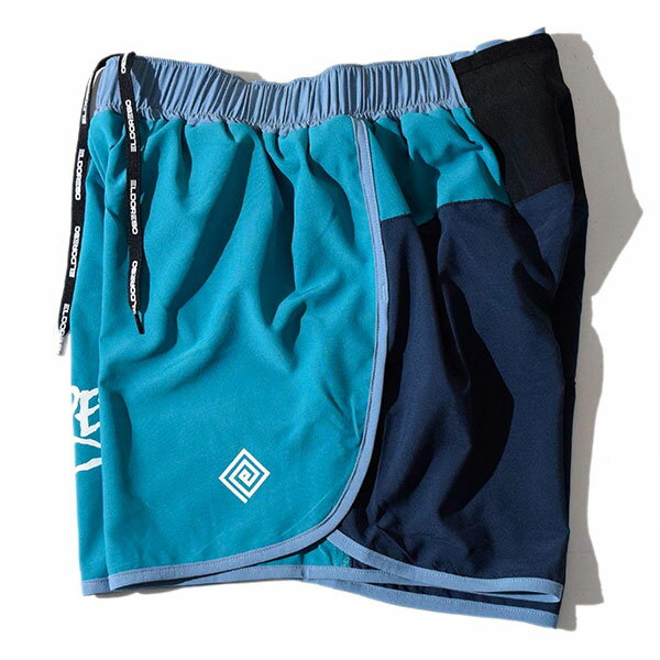 ELDORESO(エルドレッソ) Densamo Shorts(BlueGreen) E2104111 メンズ・レディース インナーパンツ付きショートパンツ 【トレイルランニング トレイルラン トレラン アウトドア ウェア 短パン ランニングパンツ 男性 女性】