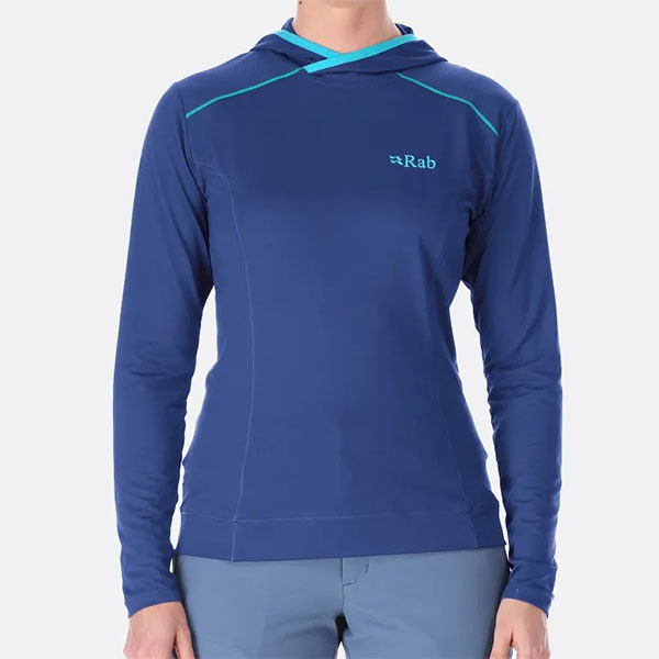 Rab(ラブ) Women 039 s Force Hoody レディース フード付き長袖シャツ 【トレイルランニング ウェア トップス 夏 ジョギング アウトドア 登山 ウォーキング ハイキング】