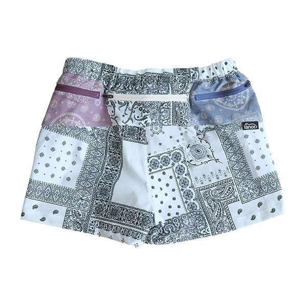 ranor(ラナー) BANDANA SAND CRAZY VERY SHORT SHORTS メンズ・レディース ランニングショーツ 【トレイルランニング ショートパンツ 短パン ウェア ジョギング アウトドア 登山】