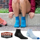 Darntough ダーンタフ Run 1/4 Ultra-Lightweight with Cushion(ラン1/4ソック ウルトラライトウェイト クッション) レディース ショート丈ランニングソックス トレラン ソックス 靴下 トレイルランニング 登山 ハイキング サイクリング 自転車 アウトドア 女性 Darn tough