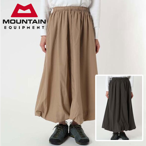 Mountain Equipment マウンテンイクイップメント EASY SKIRT/イージースカート 424467 レディース ロングスカート 春夏 大きいサイズ ふんわり おしゃれ かわいい ウエストゴム ドローコード トレイルランニング トレラン 登山 ハイキング アウトドア 男性 女性 23ss