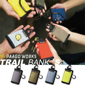 PAAGO WORKS パーゴワークス TRAIL BANK S トレイルバンクS UW201/UW301 メンズ・レディース 折りたたみ財布 ワレット ウォレット 三つ折り 軽量 コンパクト 小さい おしゃれ バイカラー トレイルランニング トレラン 登山 ハイキング キャンプ アウトドア 男性 女性 23ss