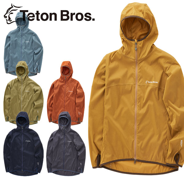 Teton Bros. ティートンブロス Wind River Hoody ウインドリバーフーディー TB231-19W レディース ウインドシェル マウンテンパーカー ウィンドブレーカー ジャケット アウター トレイルランニング トレラン トレッキング 登山 ハイキング アウトドアウェア パッカブル 女性