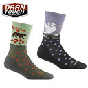 Darntough _[^t W's Wild Life Crew Lightweight with Cushion Sock(Ch Ct N[ CgEFCg NbV) fB[X jO\bNX g \bNX C gCjO oR nCLO TCNO ] AEghA  Darn tough