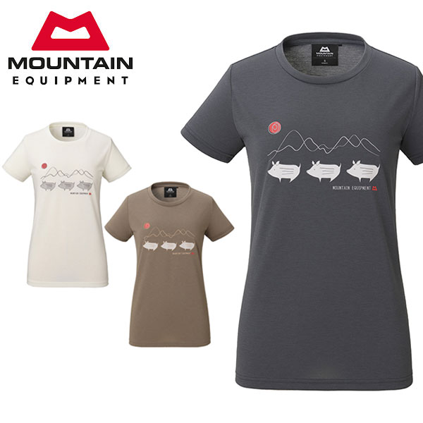 Mountain Equipment マウンテンイクイップメント WOMEN’S BRITPOP TEE - URIBOU / ブリットポップ・ティー ウリボウ 424744 レディース 半袖Tシャツ 半袖シャツ ランニングウェア トップス トレイルランニング トレラン マラソン ジョギング アウトドア 女性