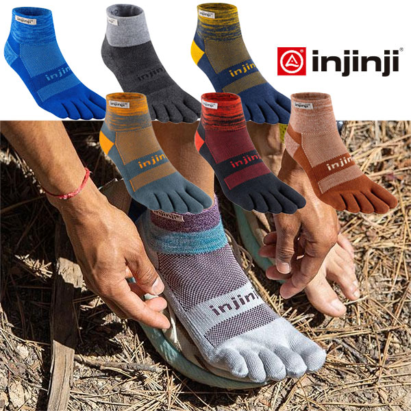 injinji(インジンジ) ライナークルー/グレー/M 60270 男性用ソックス ウェア 靴下 アウトドアウェア小物　靴下