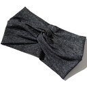 ELDORESO エルドレッソ Twist Turban(Black) E7903223 レディース ターバン ヘアバンド ヘッドバンド 速乾 汗止め ランニングウェア トレイルランニング トレラン マラソン ジョギング アウトドア 女性