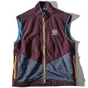 ELDORESO エルドレッソ Alpha Vest(Burgundy) E3300524 メンズ レディース アクティブインサレーション ランニングベスト ジップアップベスト ナイロンベスト 中綿入り 防寒着 大きいサイズ おしゃれ 軽量 薄手 トレイルランニング トレラン 登山 ハイキング アウトドア(4)