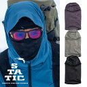 STATIC スタティック ADRIFT BALACLAVA アドリフト バラクラバ メンズ・レディース バラクラバ ネックカバー インナーキャップ フェイスカバー 目だし帽 虫除け 防寒 スキー スノボ バックカントリー 雪山 マラソン ランニング 登山 トレラン ロードバイク マウンテンバイク