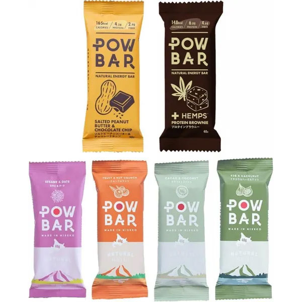 POW BAR パウバー お試し6味6本セット トレラン ランニング マラソン 補給食 行動食 スポーツ 捕食 登山 エネルギーゼリー エナジーゼリー レース ロードバイク