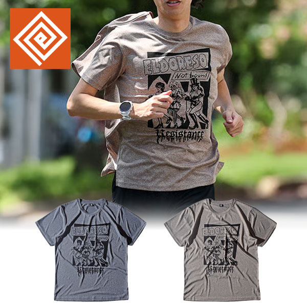 ELDORESO エルドレッソ Resistance Tee E1018716 メンズ レディース ドライ 半袖 Tシャツ シャツ ランニングシャツ ランシャツ ランニングウェア トップス トレイルランニング トレラン マラソン ジョギング トレッキング 登山 ハイキング アウトドア