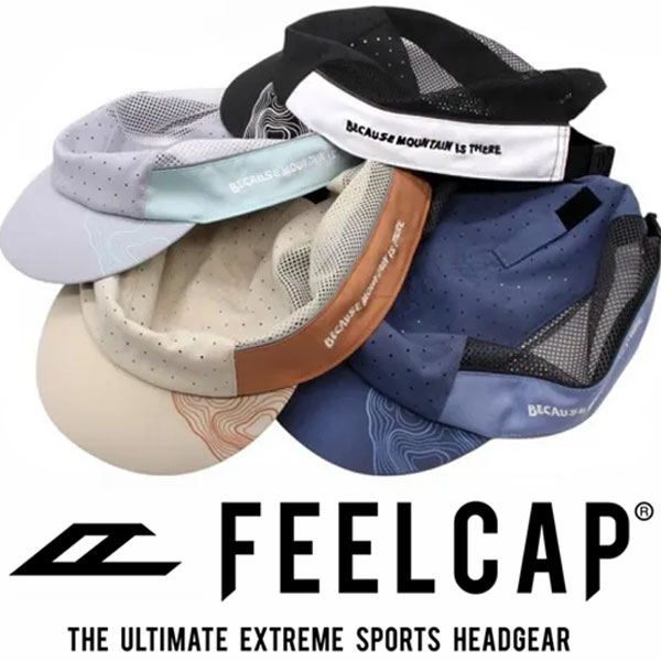 FEELCAP フィールキャップ TRAIL EXPLORE CAP 2 FC-038 メンズ レディース トレラン キャップ ランニングキャップ メッシュキャップ スポーツキャップ ジェットキャップ 帽子 おしゃれ トレイルランニング マラソン ジョギング トレッキング 登山 ハイキング アウトドア
